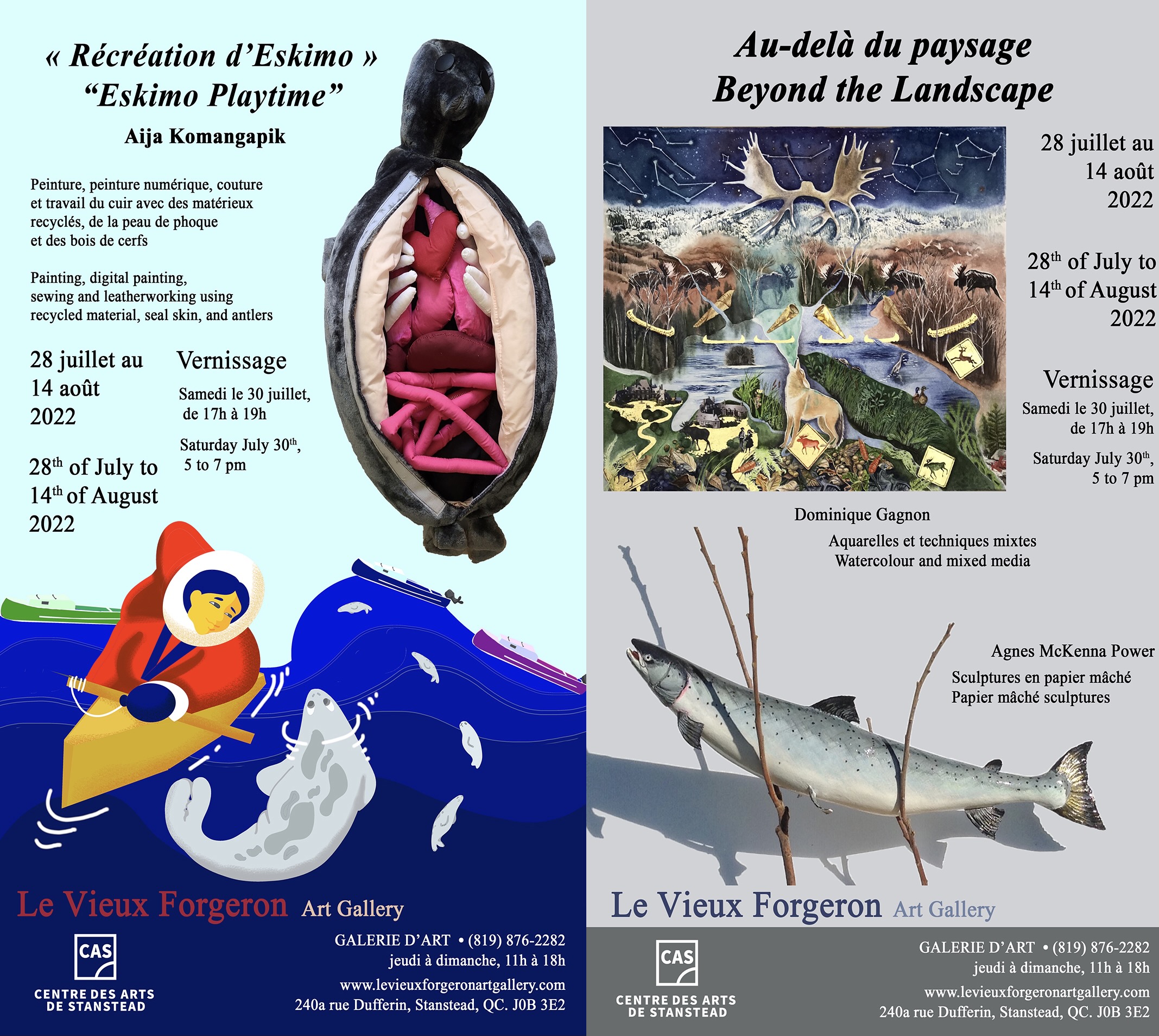Third exhibition of the season at Le Vieux Forgeron