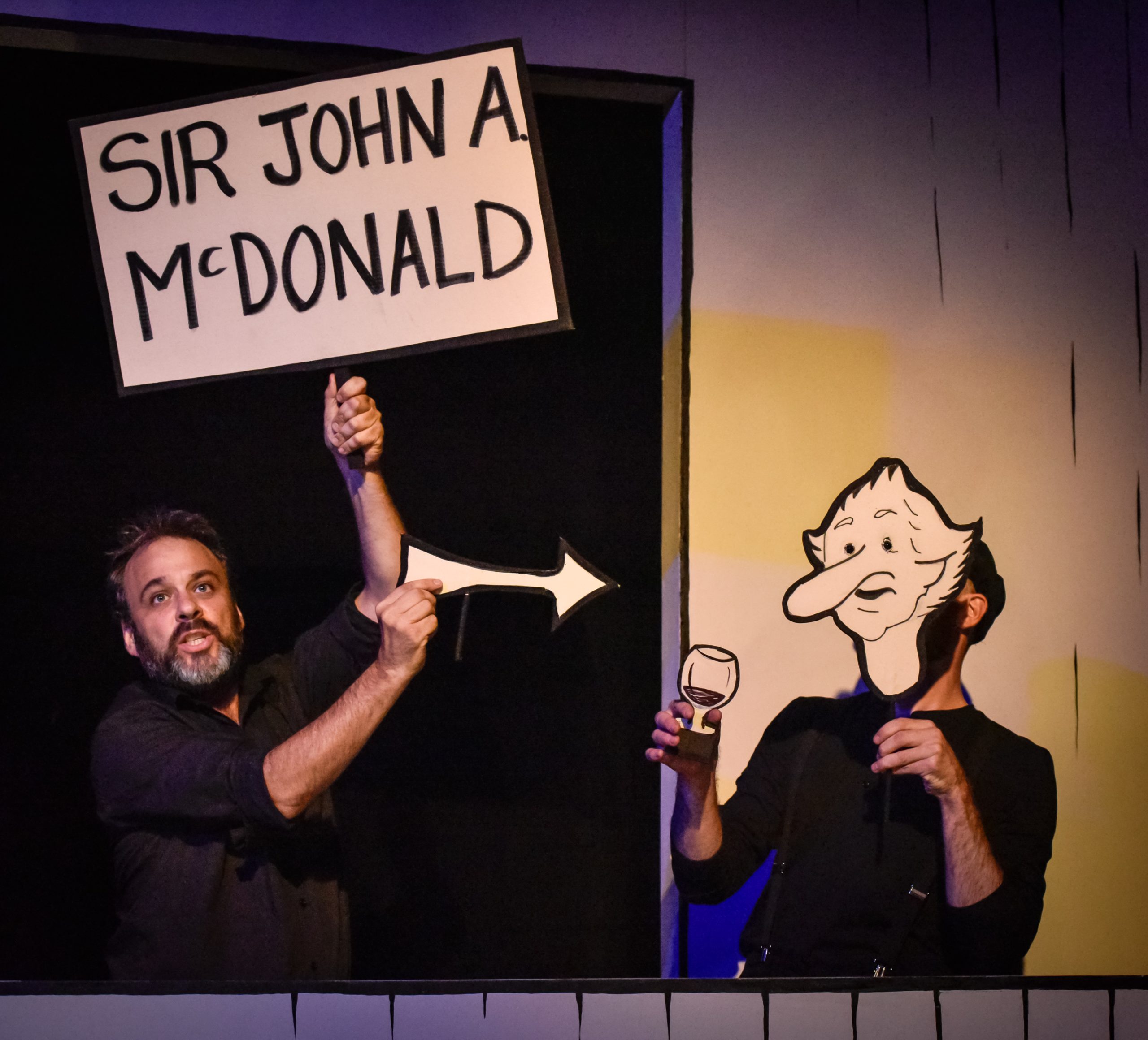 Louis Riel : une pièce de théâtre en bande dessinée en tournée à Stanstead