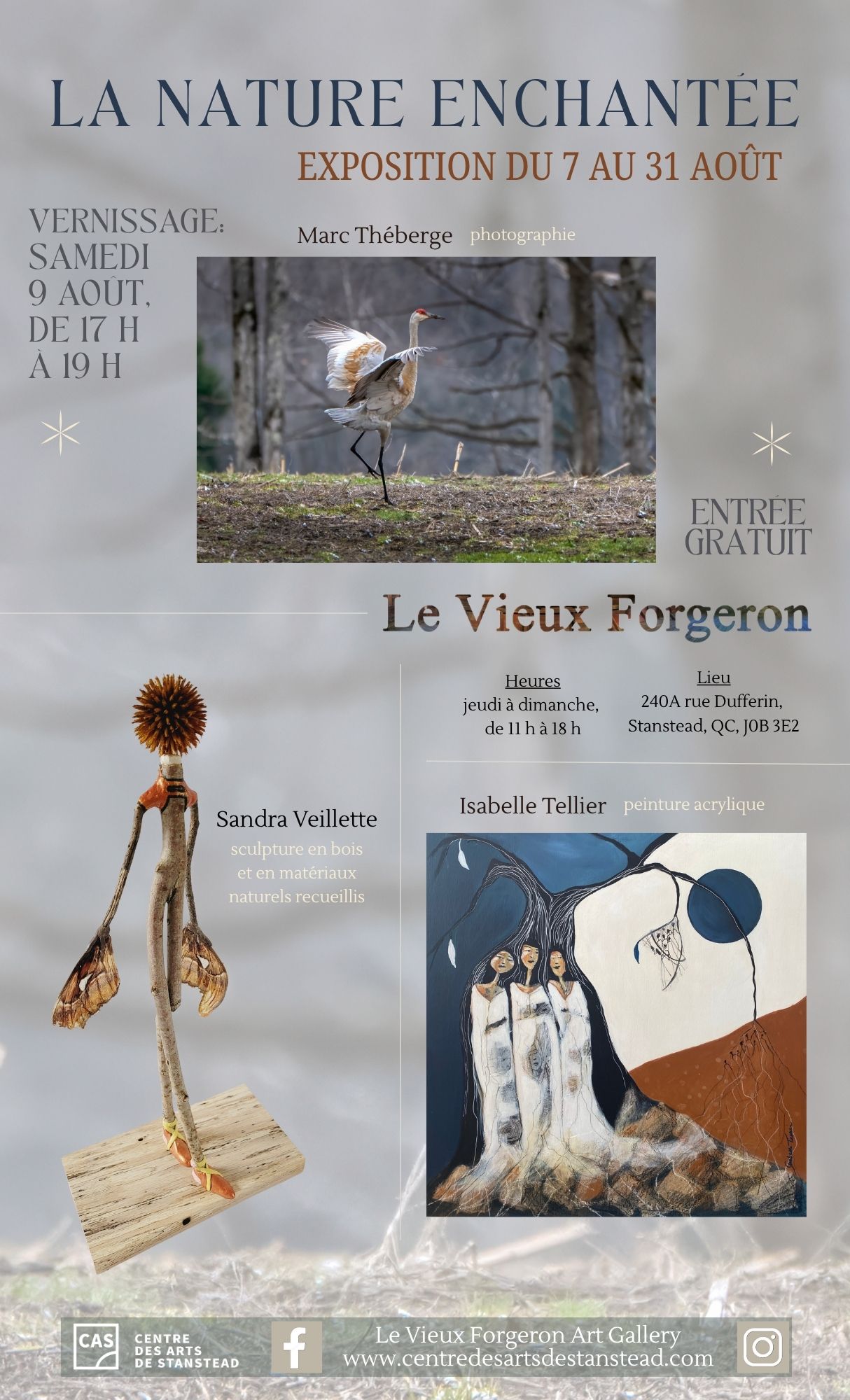 Le Vieux Forgeron Gallery –  Nature’s Enchantment – A Collective Exhibition
